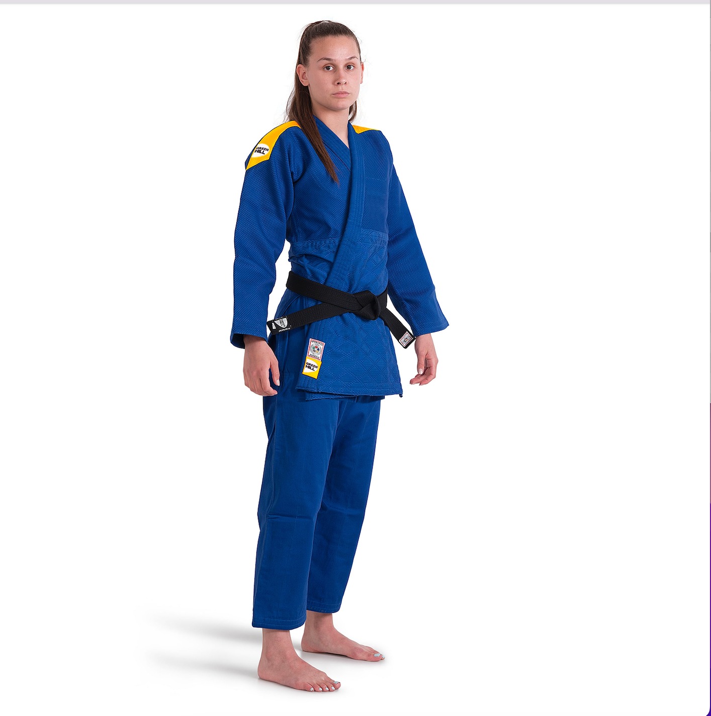 Judogi IJF 750g/m2 Blu con Banda Rules 2025