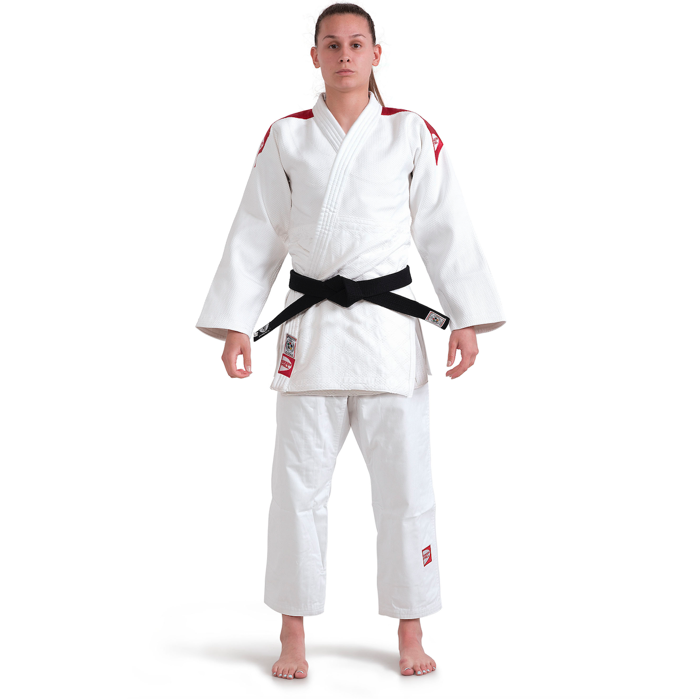 Judogi IJF 750g/m2 Bianco con Banda Rules 2025