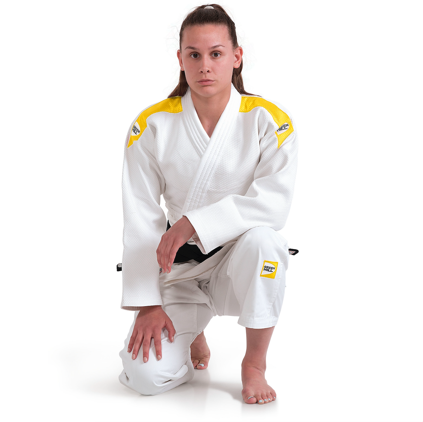 Judogi IJF 750g/m2 Bianco con Banda Rules 2025