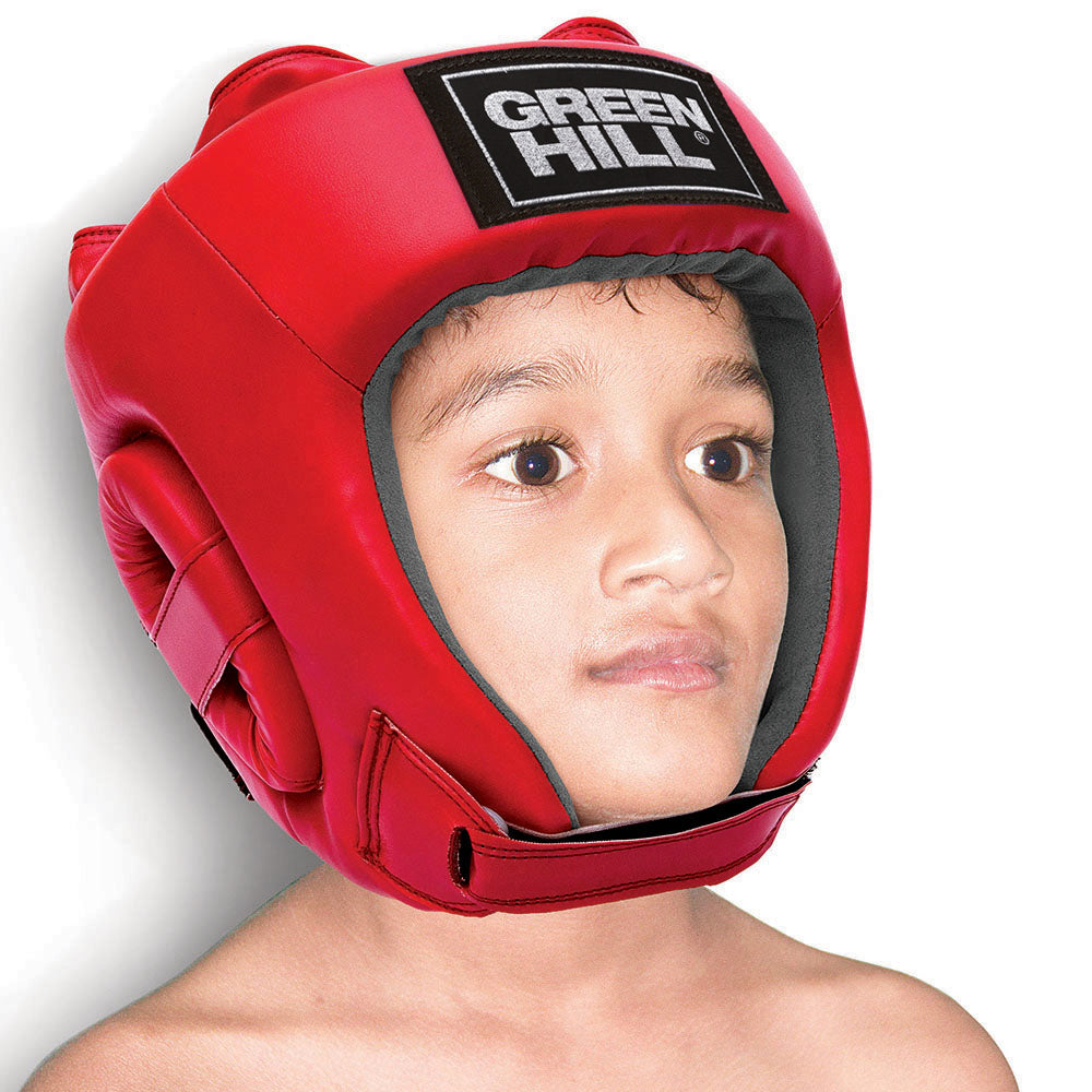 Training da bambino, casco da boxe