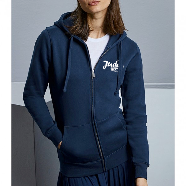 Felpa Cappuccio con Zip Donna