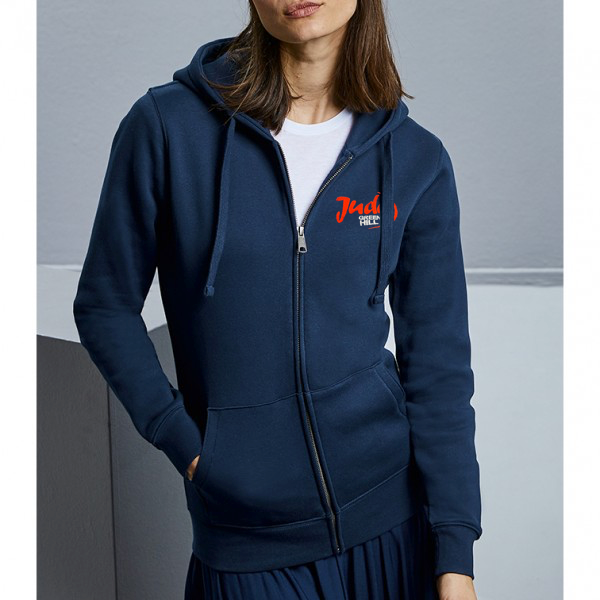 Felpa Cappuccio con Zip Donna