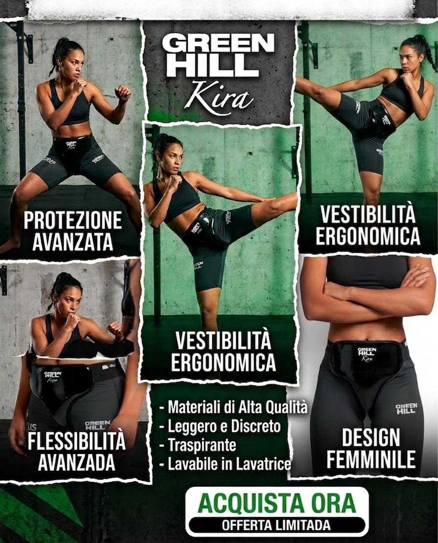 Kyra Protezione Genitale Femminile Professionale per Sport da Combattimento