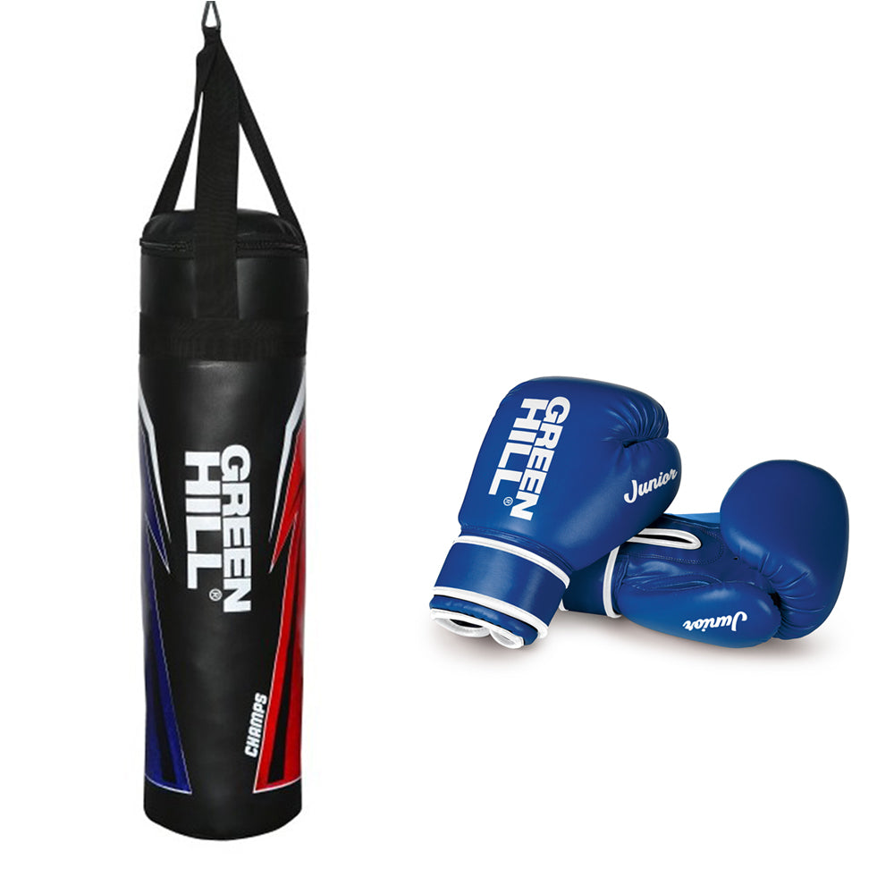 Kit Sacco da Boxe e Guanti Bambino