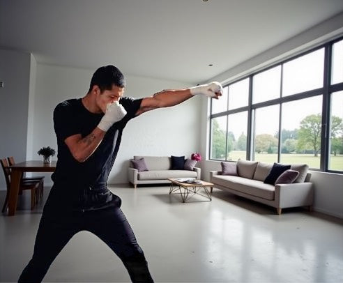 allenamento boxe a casa