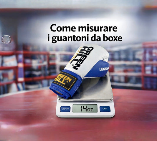 Come misurare i guantoni da boxe: taglie, peso e vestibilità