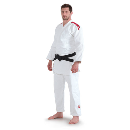Judogi  IJF 750g/m2 Bianco con Banda Rules 2025