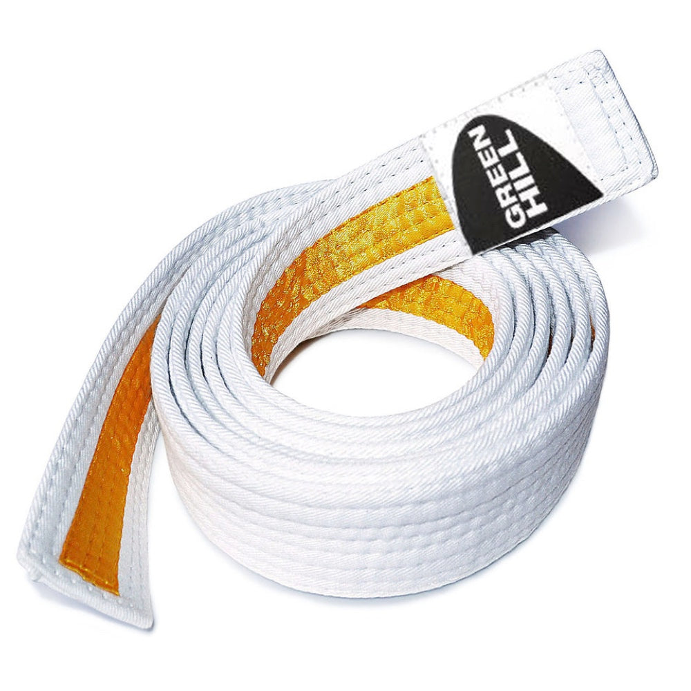Cintura da Judo Bianco-Gialla