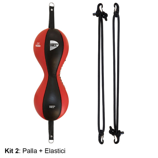 Palla tesa Double con Elastici
