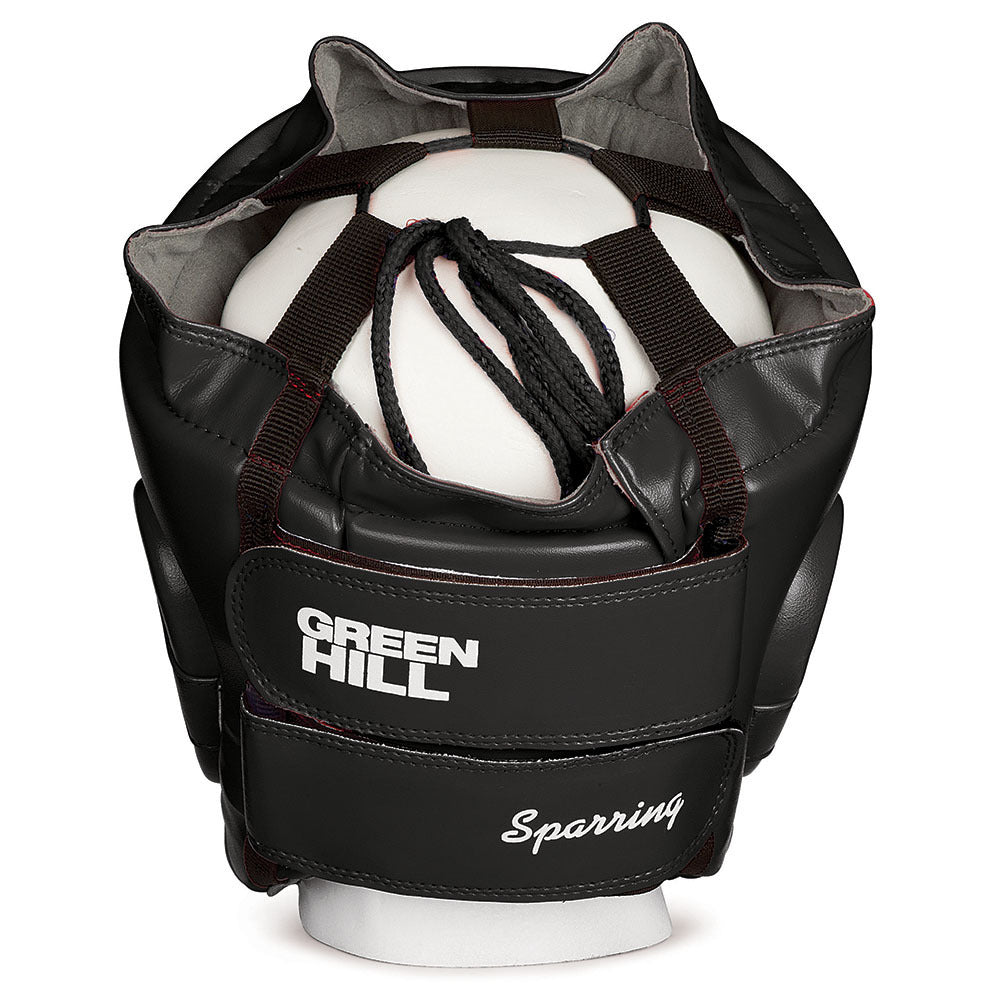 BLU) CASCO DA Boxe PU Guardia Testa Sanda Kickboxing Pelle Regolabile